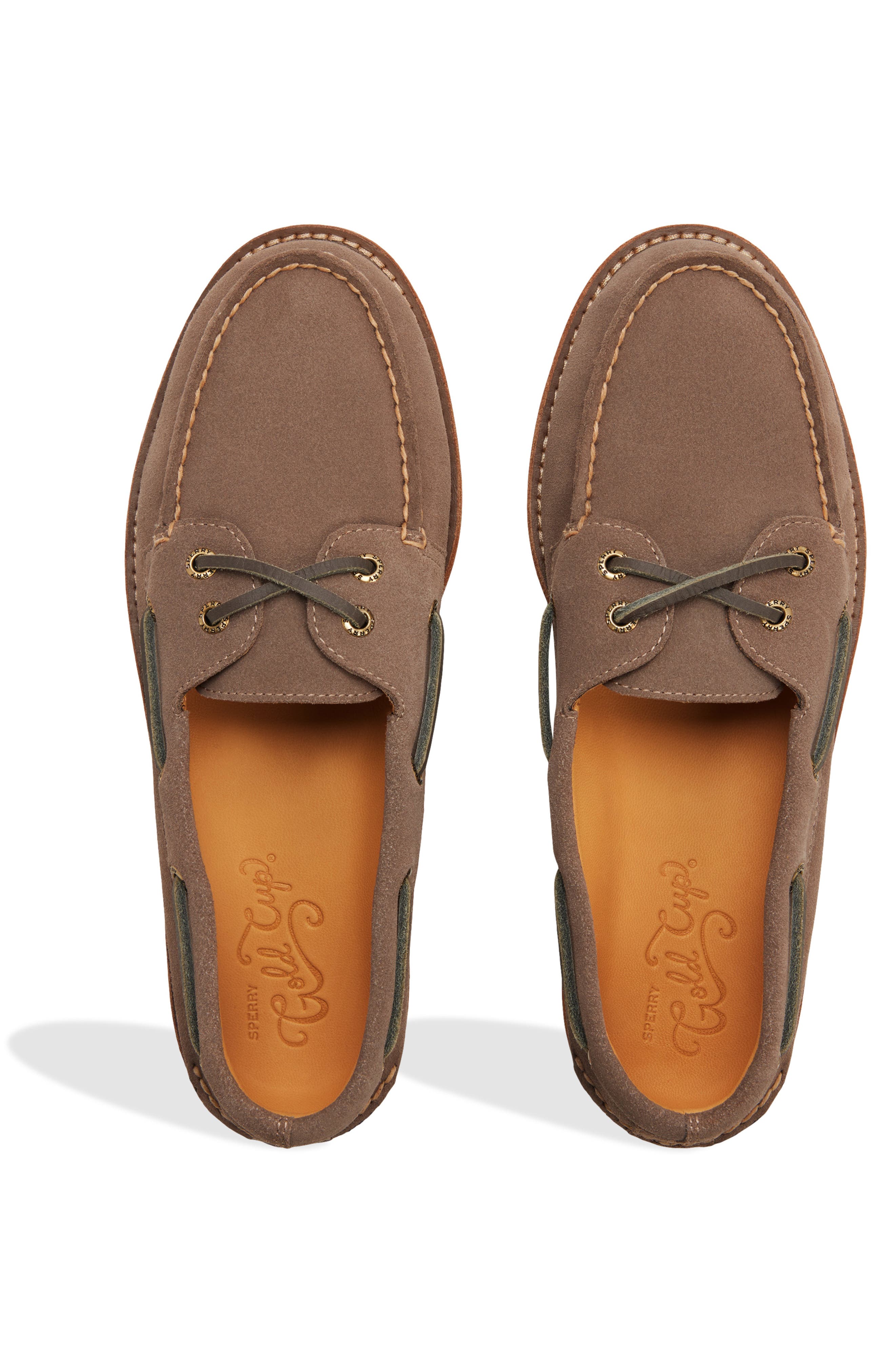 Sperry The Gold Cup Prescott Authentic Original Boat Shoe, Alternate, color, Grey