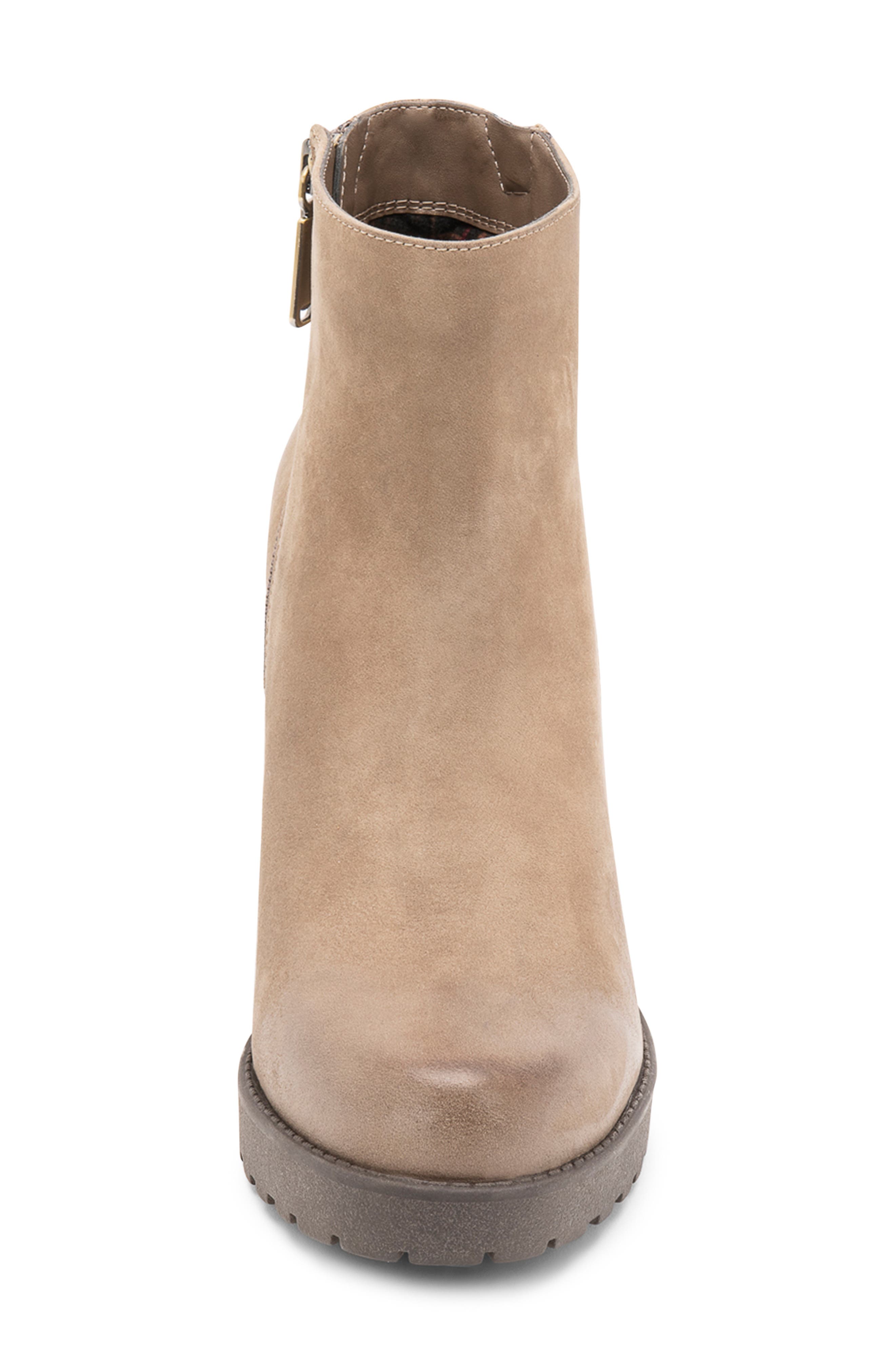 Skye Waterproof Bootie, Alternate, color, MUSHROOM NUBUCK LEATHER