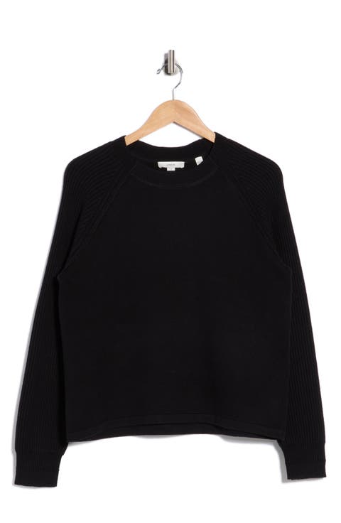 Ribbed Cotton Pullover