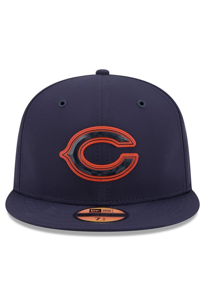 Men's New Era Navy Chicago Bears 2026 Sideline 59FIFTY Fitted Hat, Alternate, color, Navy