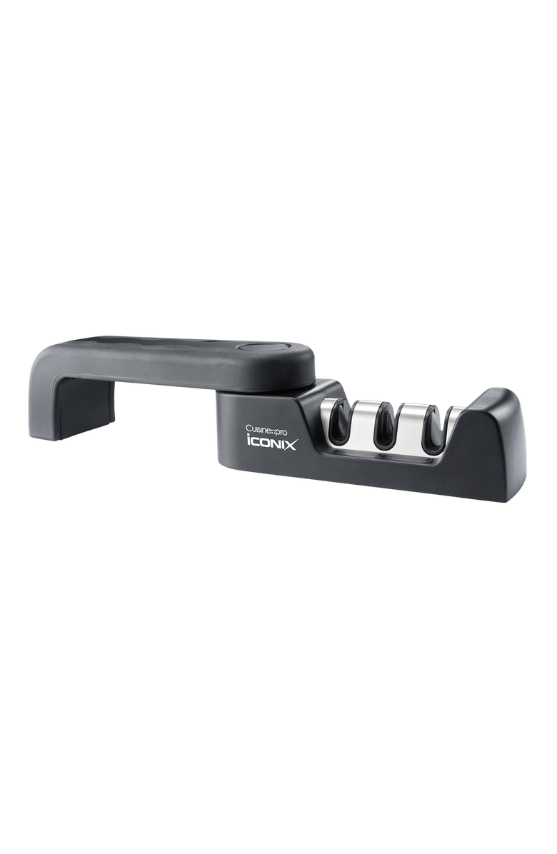 Cuisine::pro<sup>®</sup> iconiX<sup>®</sup> Folding 3-Step Knife Sharpener, Main, color, Black
