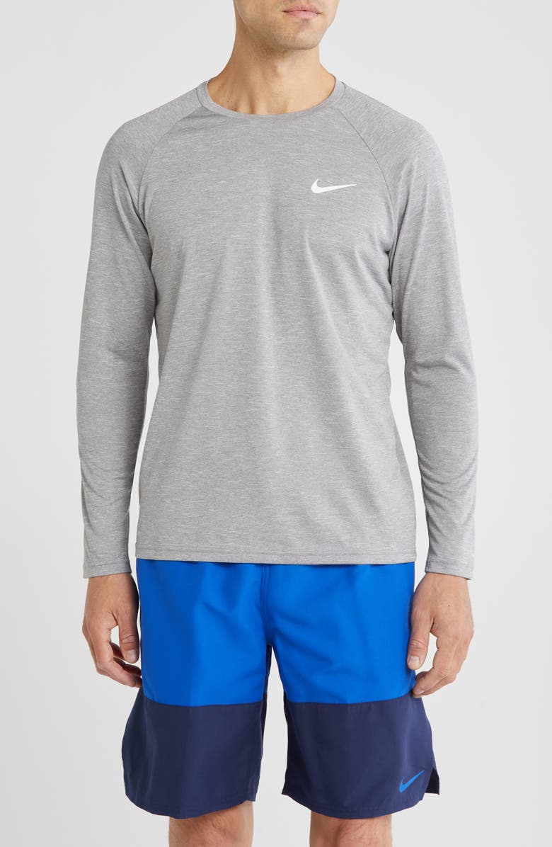 Nike Hydroguard Dri-FIT Long Sleeve Swim Shirt, Main, color,