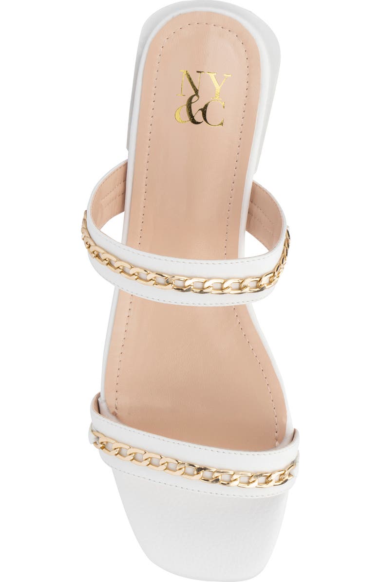 NEW YORK AND COMPANY Becki Flat Sandal, Alternate, color,