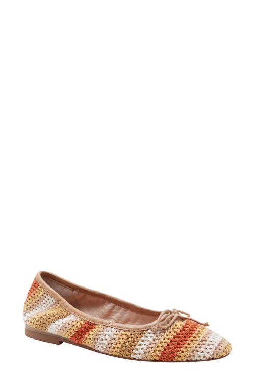Shop Linea Paolo Mila Ballerina Flat In Toffee