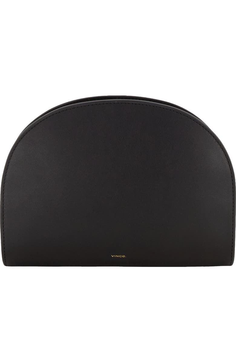 Vince Demma Leather Wallet on a Strap, Main, color, Black