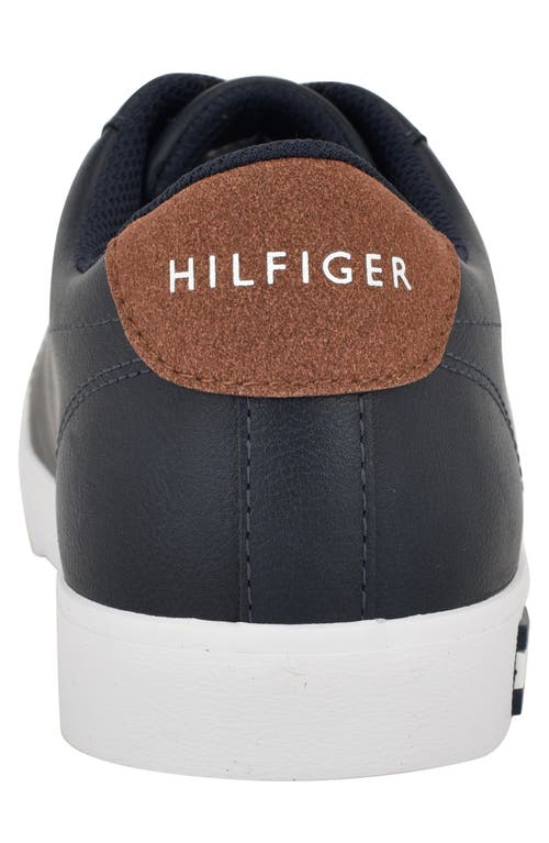 Tommy Hilfiger Risher Lace-up Sneaker In Navy/cognac