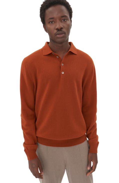 Essential Cashmere Polo Sweater