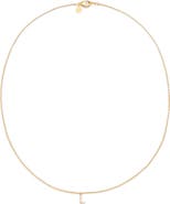 Petit Moments Call Me By Your Name Initial Pendant Necklace