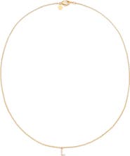 Petit Moments Call Me By Your Name Initial Pendant Necklace