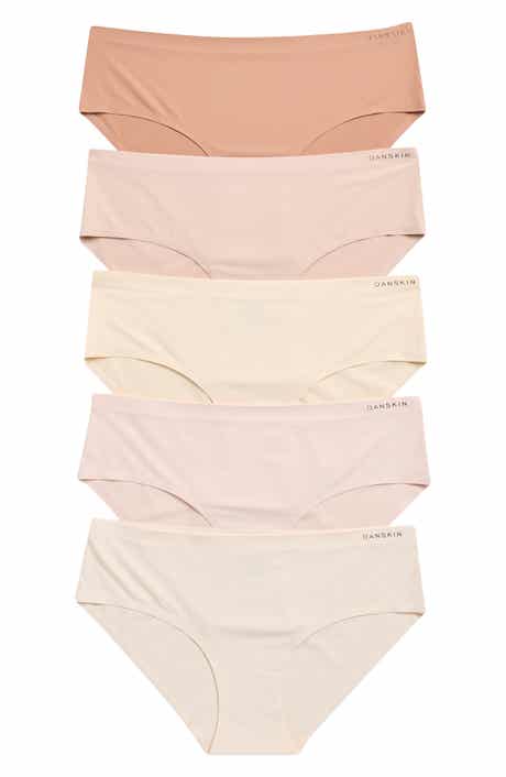 Danskin 5-Pack Scalloped Microfiber Hipster Briefs