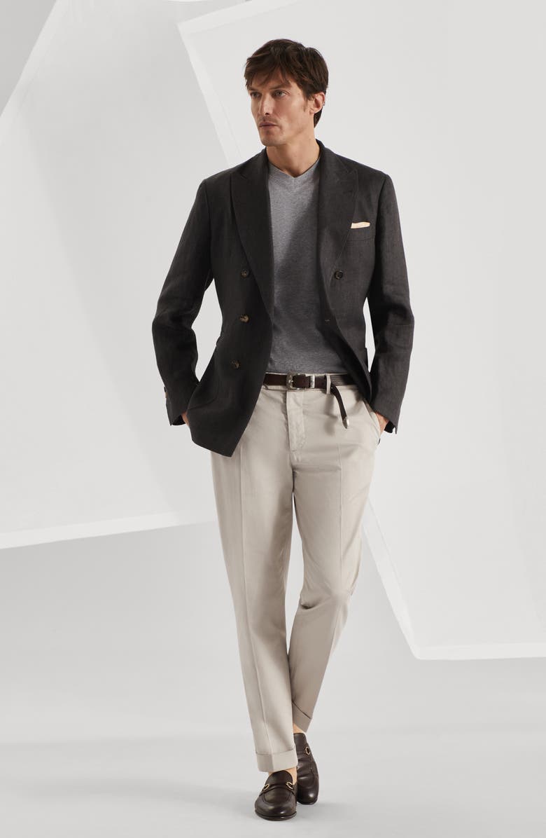 Brunello Cucinelli One-and-a-half breasted blazer, Alternate, color,