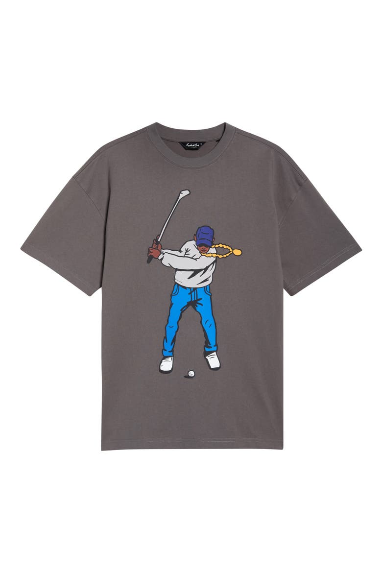 Swingman Double Sided Graphic T-Shirt, Alternate, color, CHARCOAL GREY