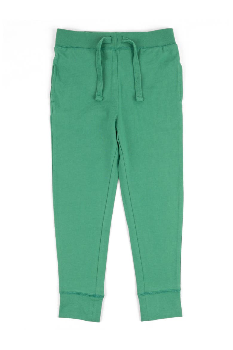 Kids 100% Cotton Lightweight Jogger Pants, Alternate, color, GREEN