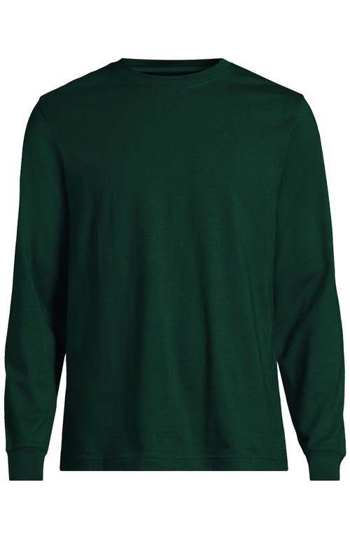 Lands' End Super-t Long Sleeve T-shirt In Green