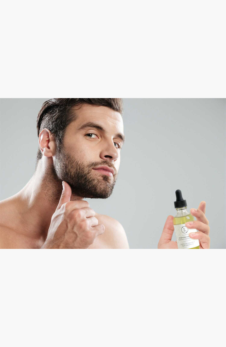 Lizush CBD Natural Handmade Beard Oil, Beard Softener & Moisturizer, Alternate, color, NO COLOR