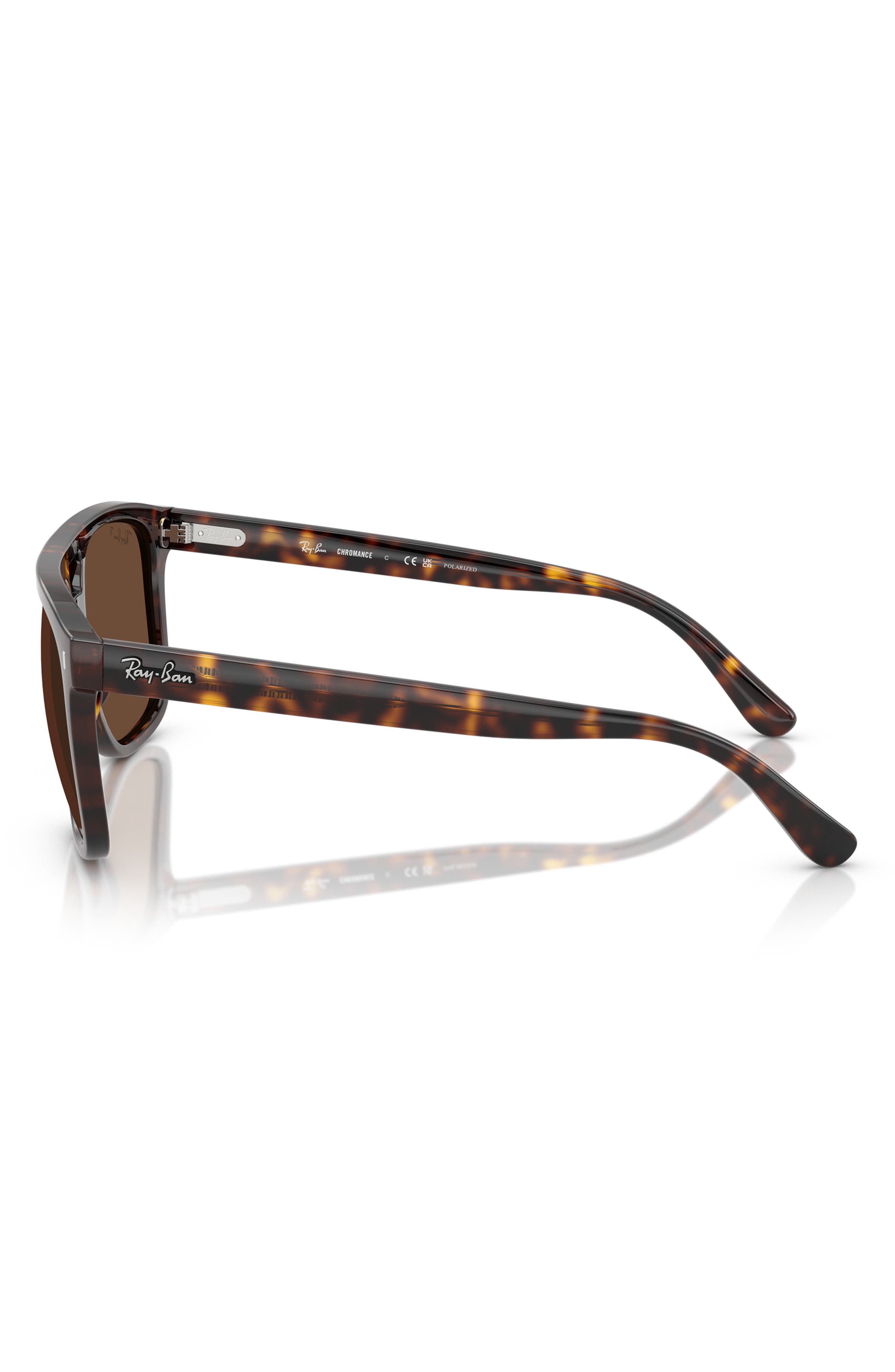 Ray-Ban Chromance 55mm Polarized Square Sunglasses (Men) | Nordstromrack