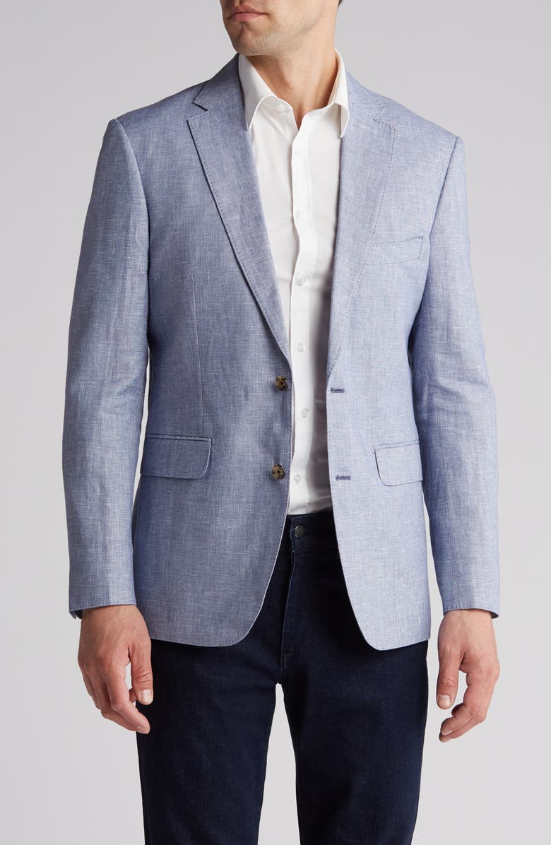 Rodd & Gunn Linen & Cotton Blend Sport Coat, Main, color,