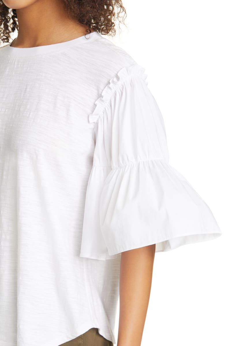 Cinq à Sept Hailey Ruffle Sleeve Top, Alternate, color,