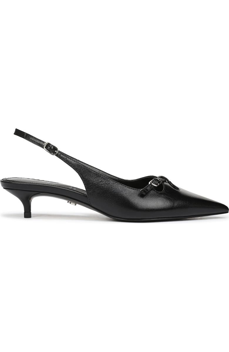 Sam Edelman Fauna Kitten Heel Slingback Pump, Alternate, color, Black