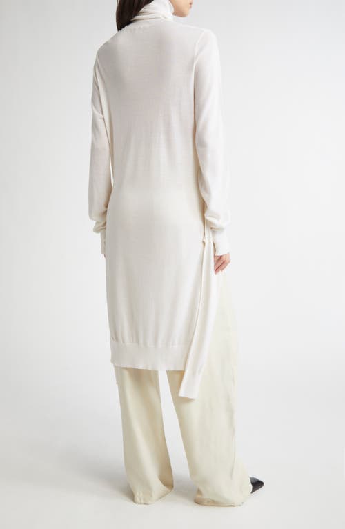 Totême Toteme Double Sleeve Wool & Silk Turtleneck Sweater In Brown