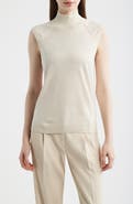 BOSS Fipini Virgin Wool Turtleneck Tank