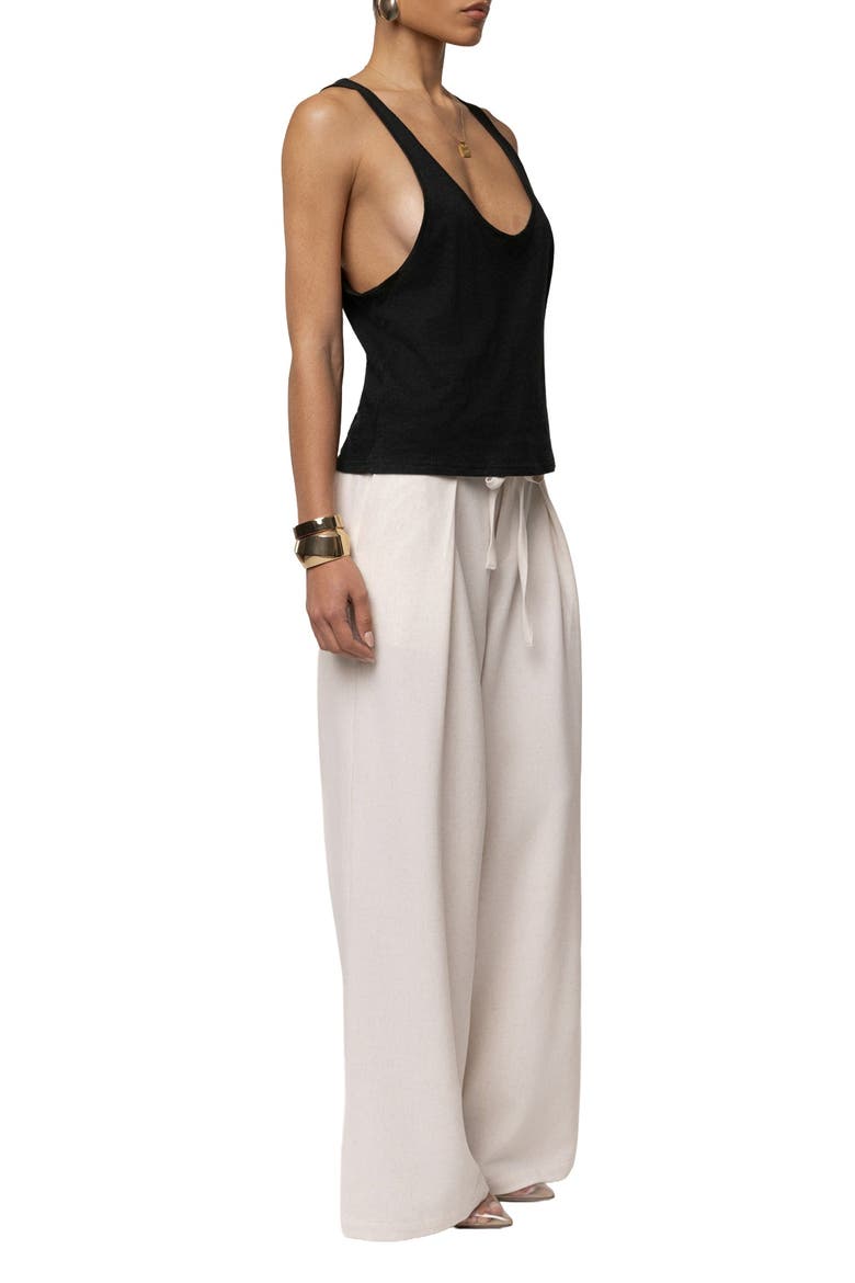 Classic Scoop Neck Tank, Alternate, color, Black
