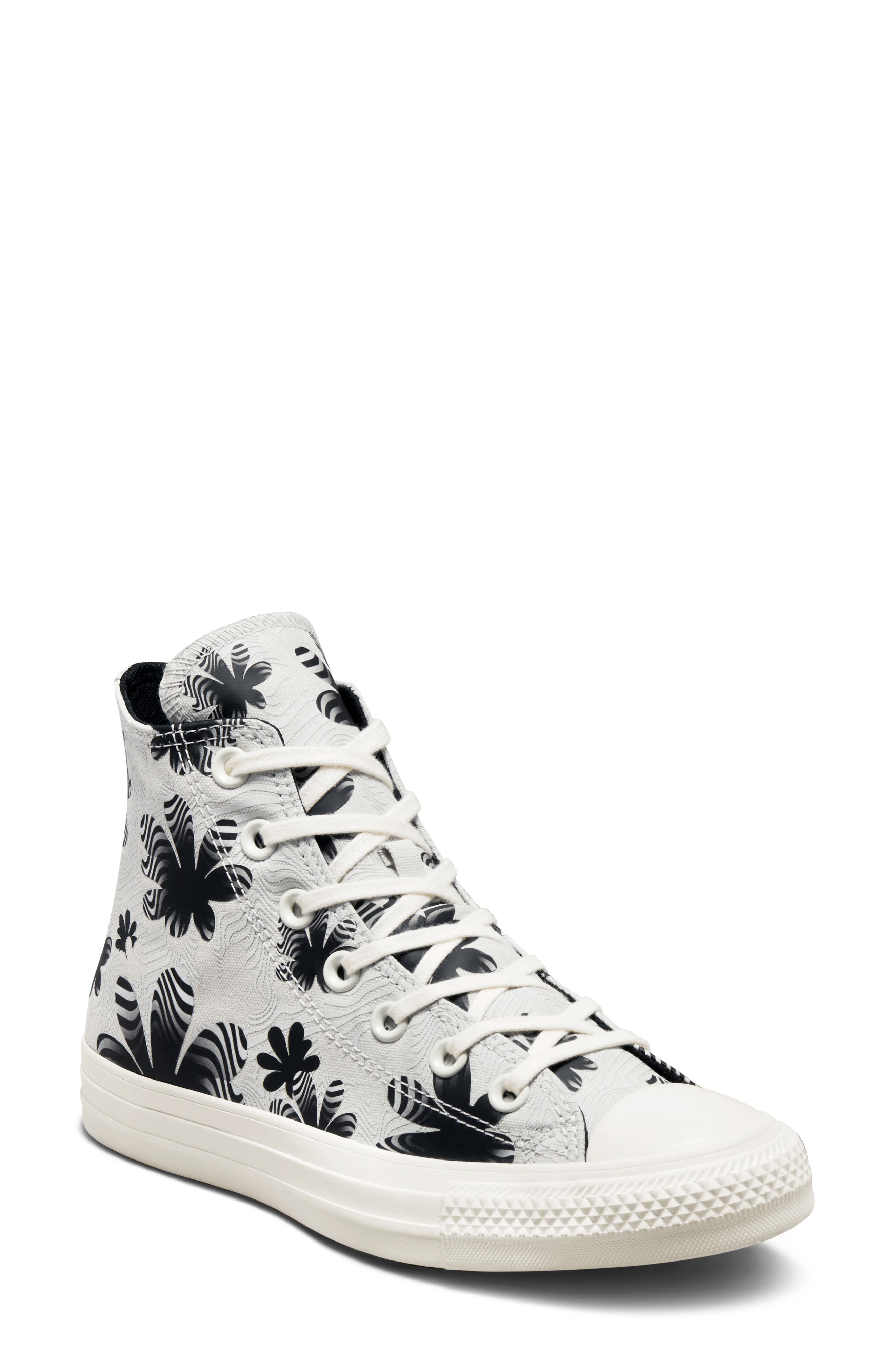 Converse Chuck Taylor<sup>®</sup> All Star<sup>®</sup> Hi Heatwave Floral Sneaker, Main, color, 