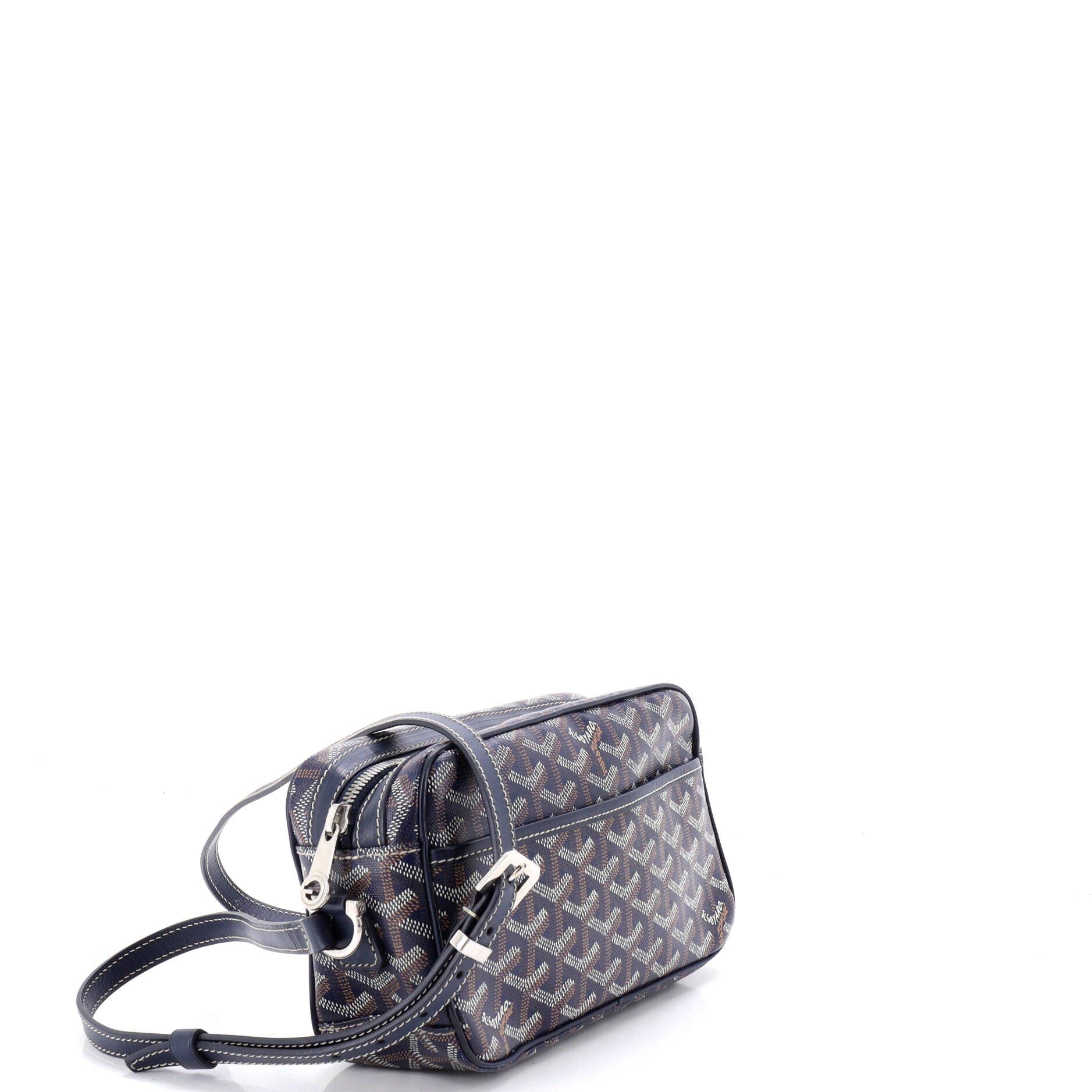 Pre-Owned Goyard Cap Vert Bag Coated Canvas, Alternate, color, Blue