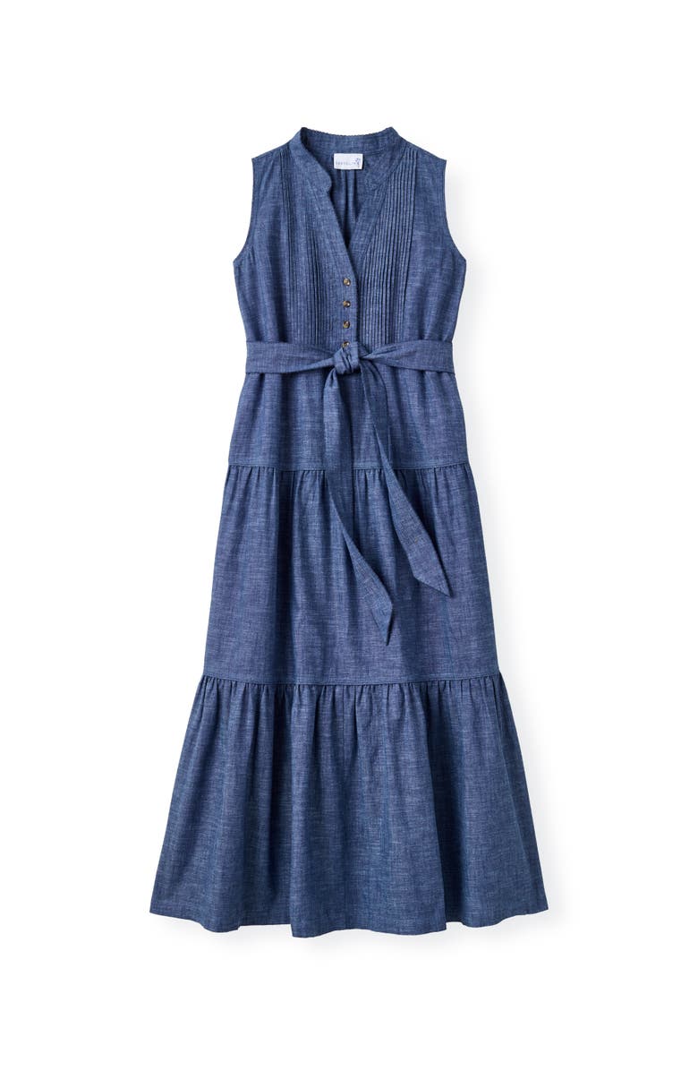 Cartolina Dara Maxi Dress, Main, color, Chambray