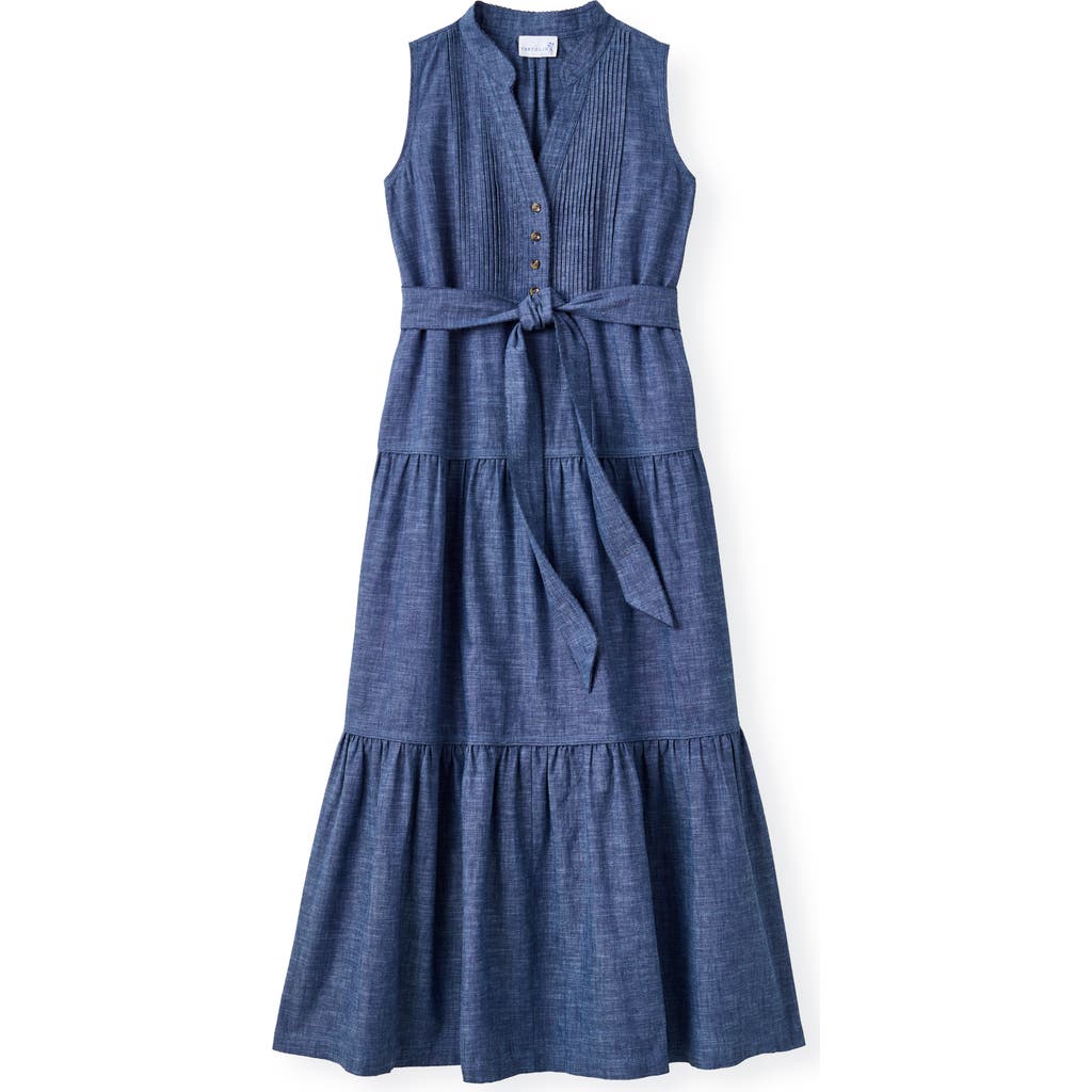 Cartolina Dara Maxi Dress In Blue
