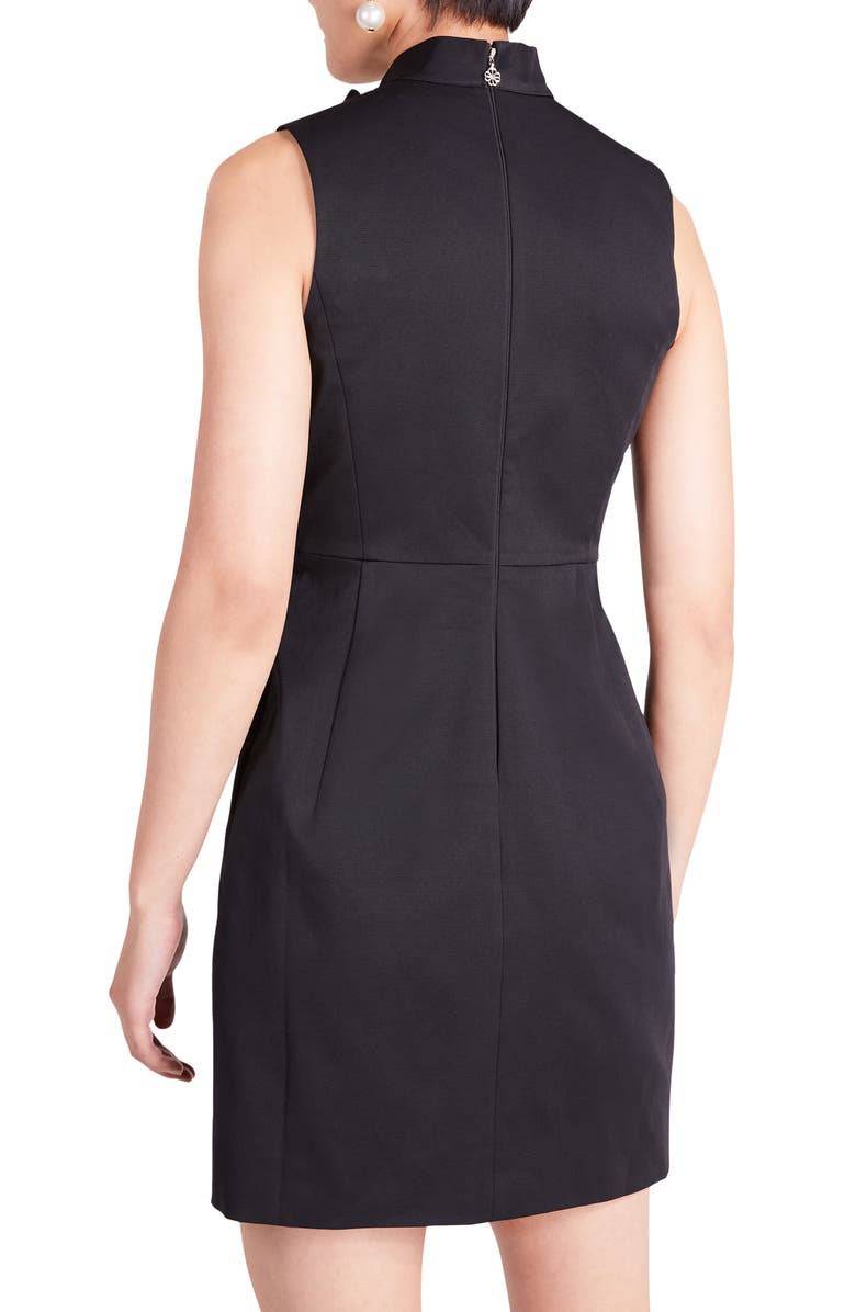 Kate Spade New York faille knot sheath dress, Alternate, color, 