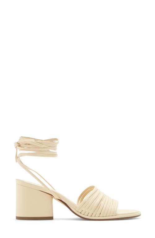 Aeyde Natania Ankle Strap Sandal In Creamy