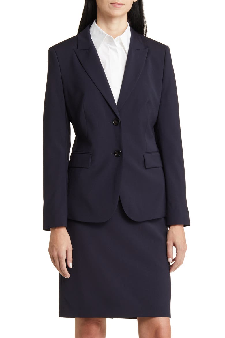 Juleah Wool Blazer, Alternate, color, SKY CAPTAIN