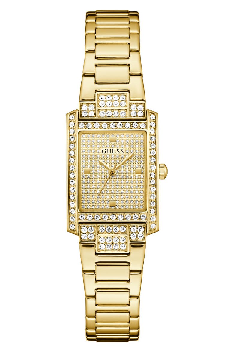 Bonnet Tank Bracelet Watch, 23mm, Main, color, CHAMPAGNE