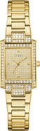 GUESS Bonnet Tank Bracelet Watch, 23mm