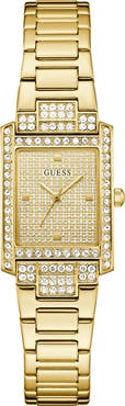 GUESS Bonnet Tank Bracelet Watch, 23mm