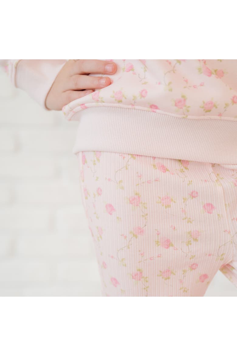 Pink Rose Flare Legging, Alternate, color, Light Pink