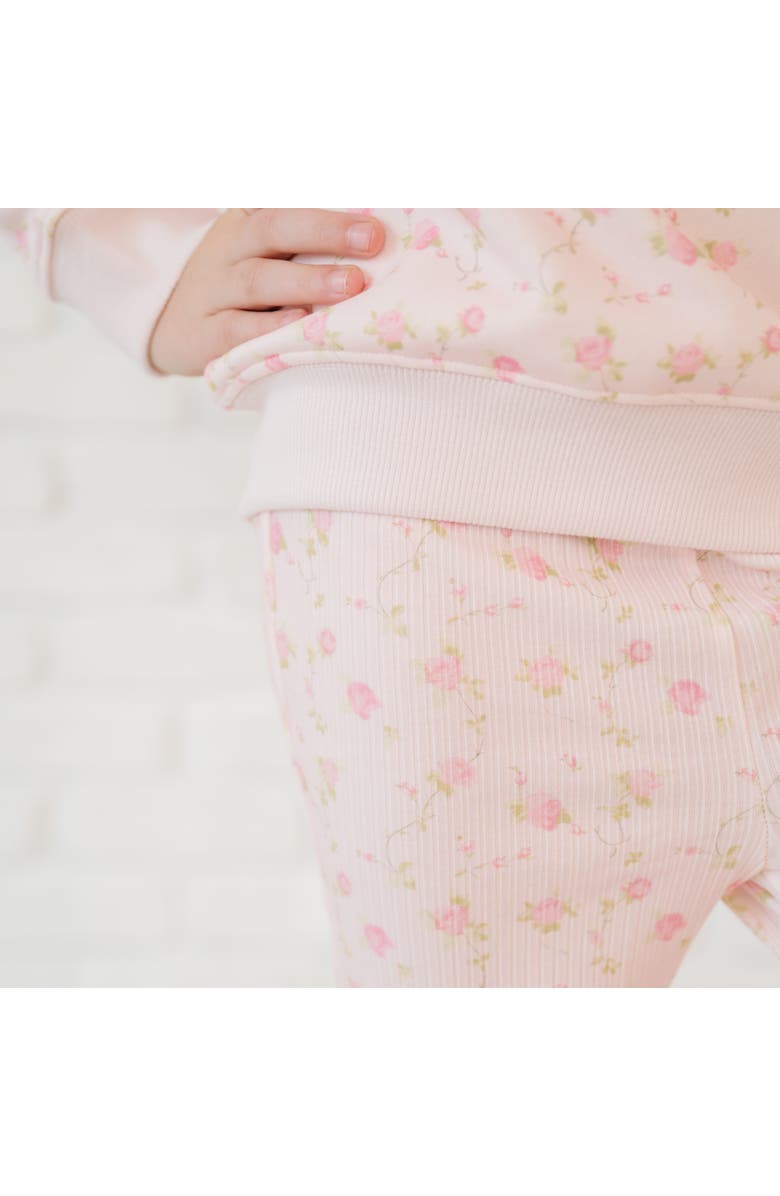 Sweet Wink Pink Rose Love Patch Sweatshirt, Alternate, color, Light Pink