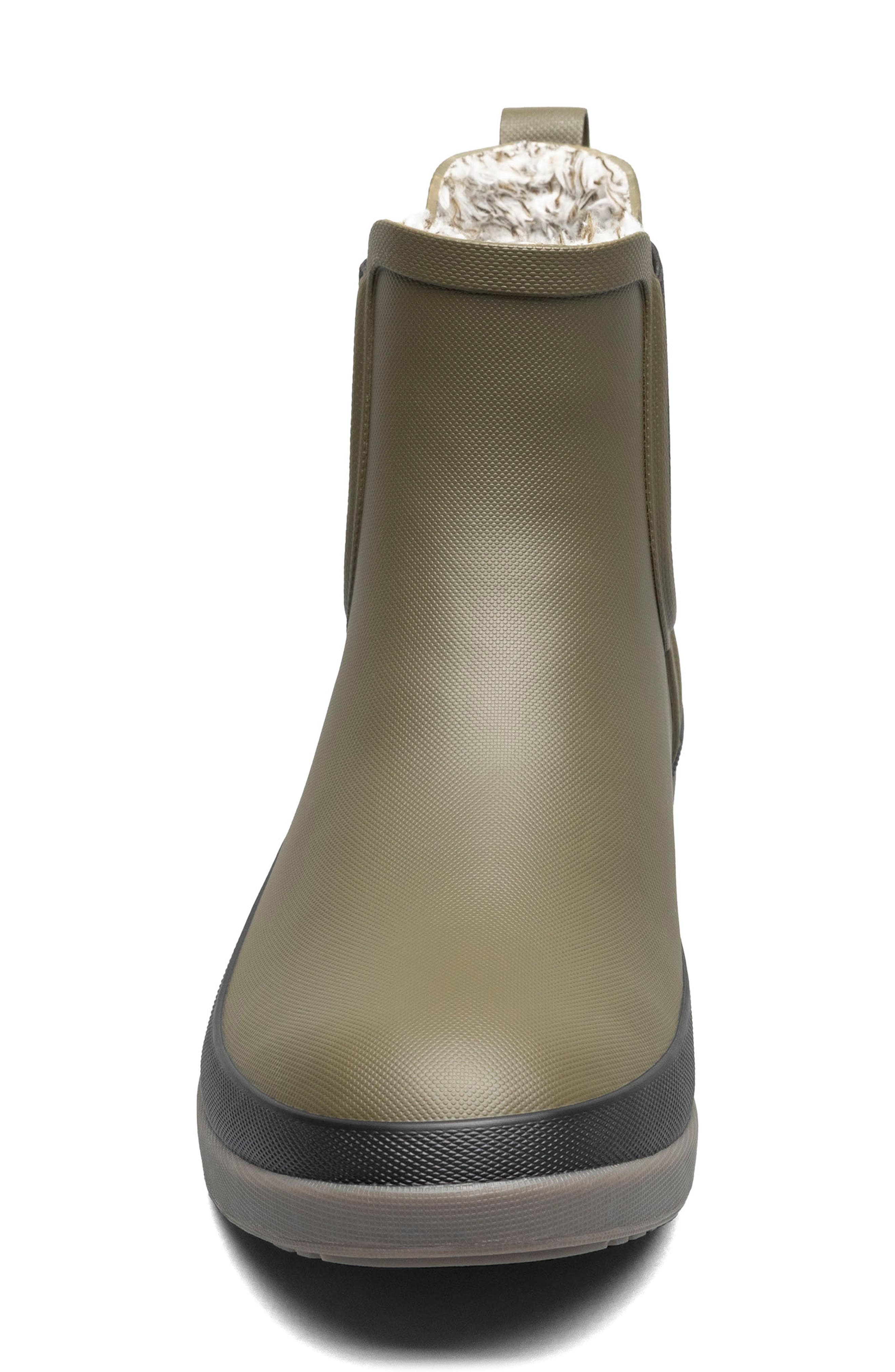 Bogs Amanda II Waterproof Insulated Chelsea Rain Boot, Alternate, color, Olive Multi