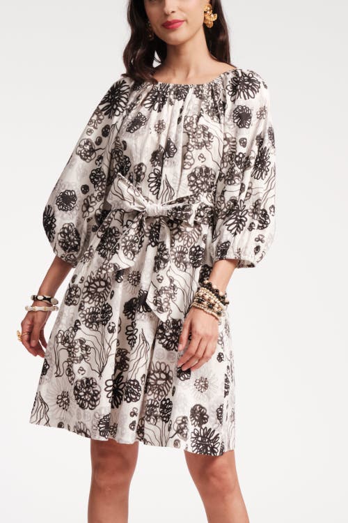 FRANCES VALENTINE FRANCES VALENTINE BLISS MINI DRESS SCRIBBLE