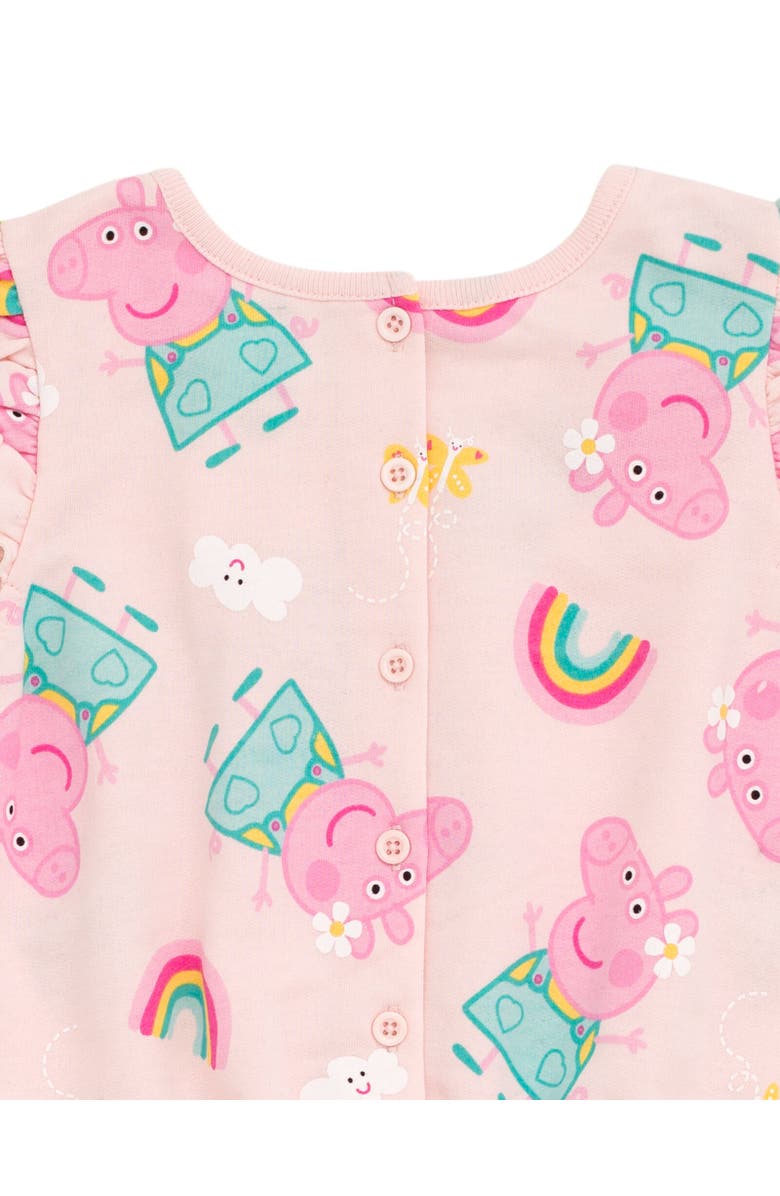 Peppa Pig Sleeveless Skater Romper, Alternate, color, Pink