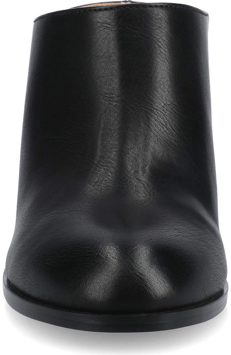 Journee Collection Kendra Block Heel Mule, Alternate, color, Black
