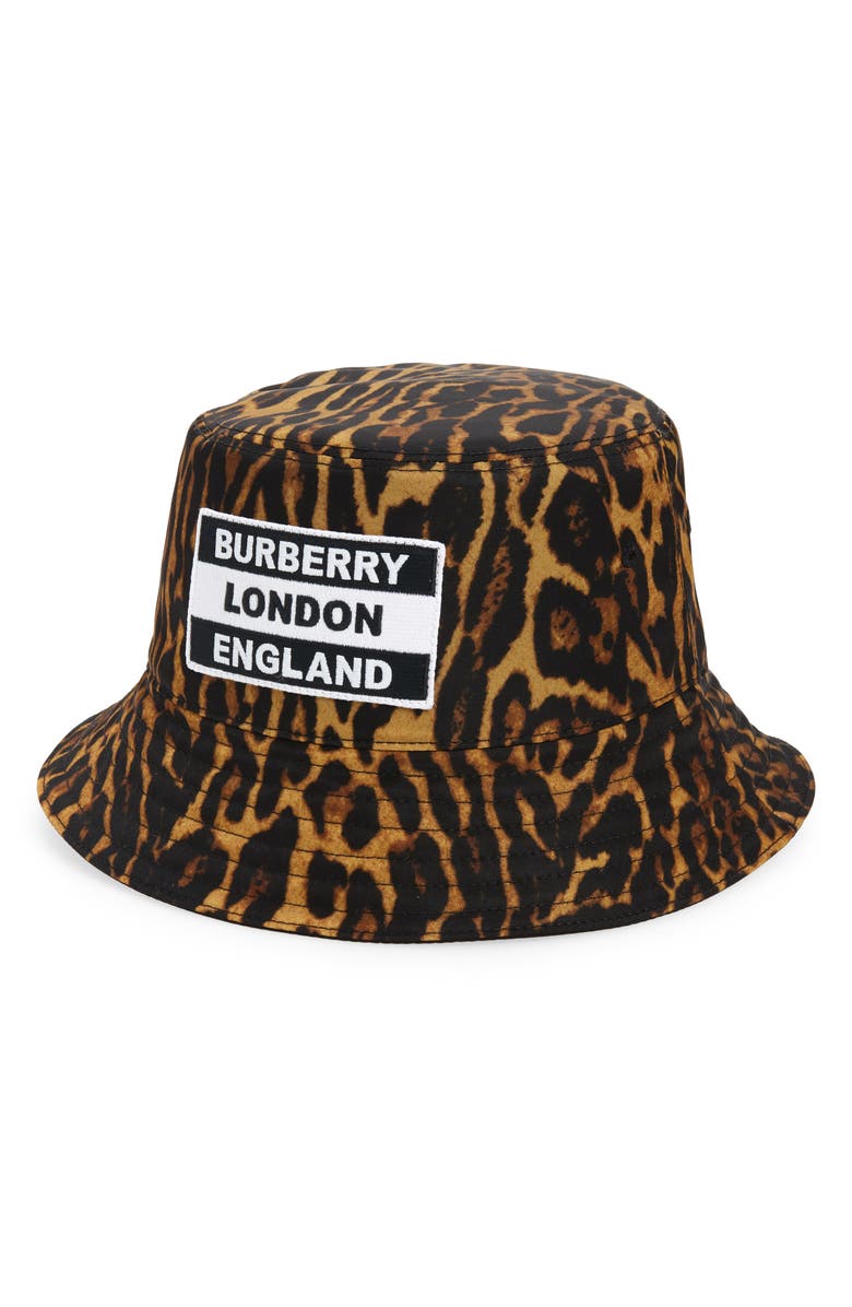 Burberry Reversible Nylon Bucket Hat, Main, color, 