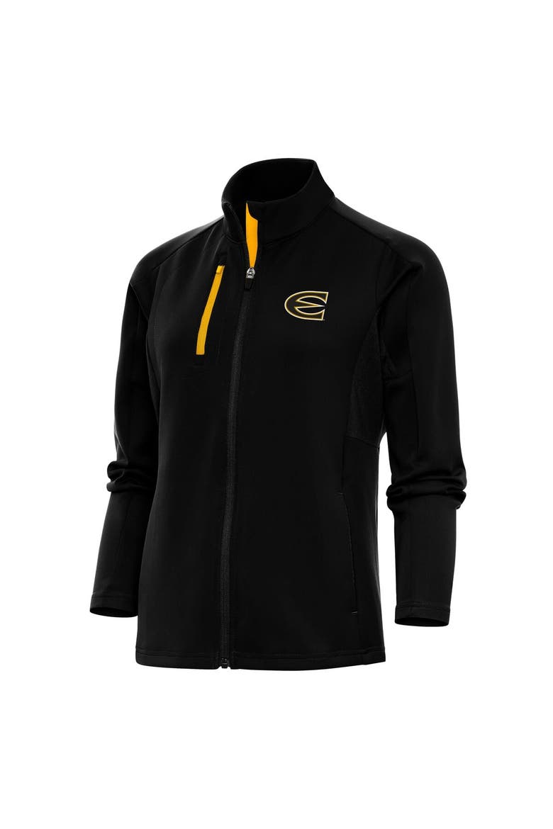 Women's Antigua  Black Emporia State Hornets Generation Full-Zip Jacket, Main, color, Black