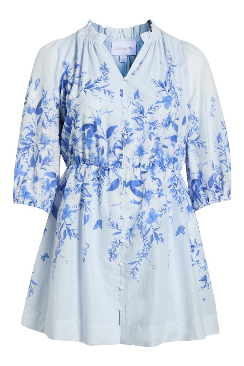 Fernie Field Sarie Shift Minidress, Alternate, color, LIGHT-BLUE