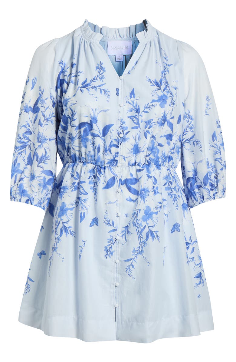 SUGARLIPS Fernie Field Sarie Shift Minidress, Alternate, color, Light-Blue