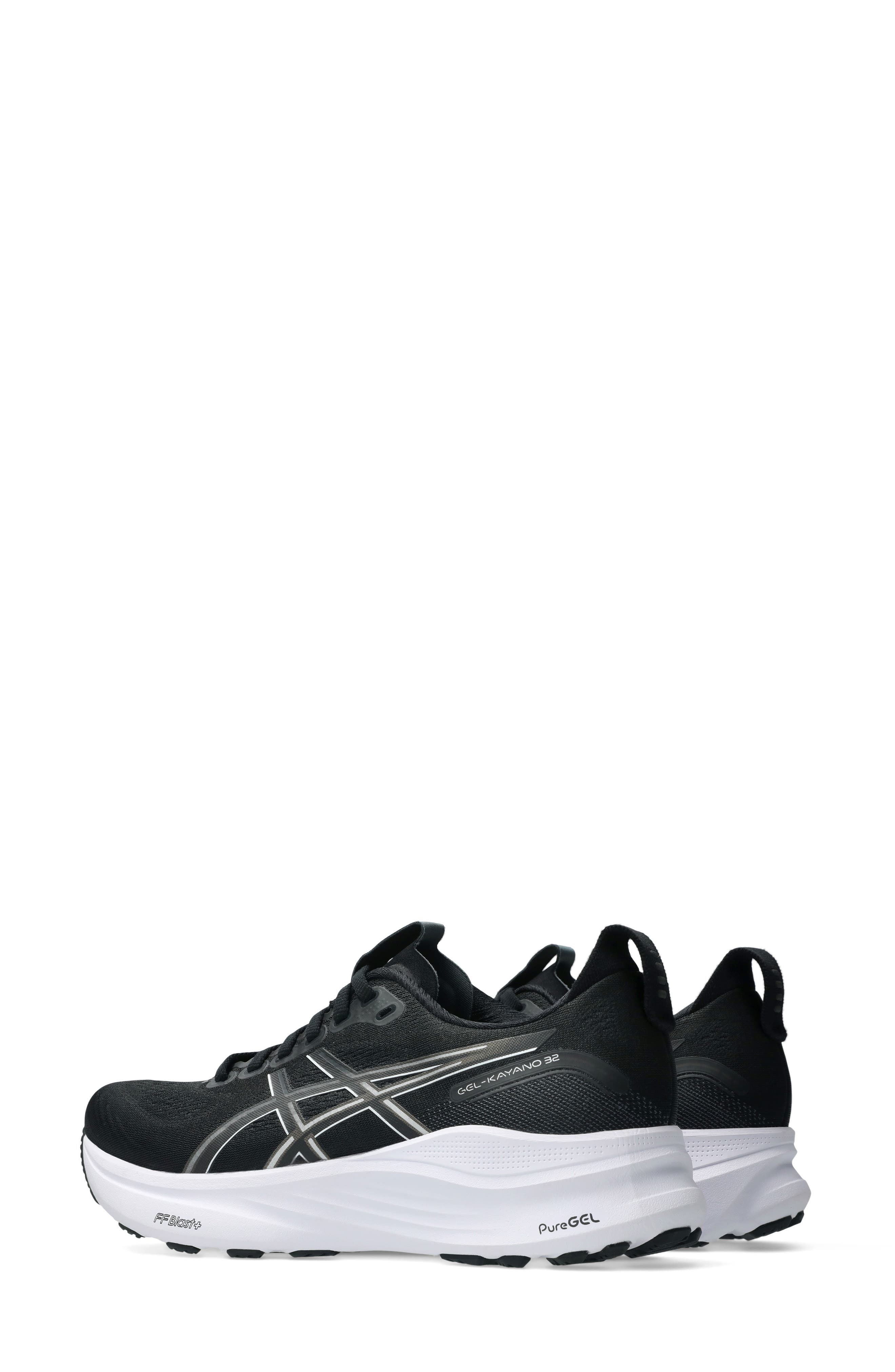 ASICS<sup>®</sup> GEL-KAYANO<sup>®</sup> 32 Running Shoe, Alternate, color, Black/ White