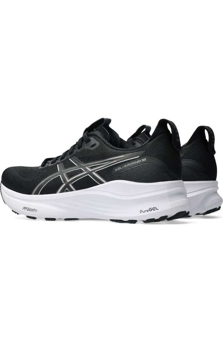 ASICS<sup>®</sup> GEL-KAYANO<sup>®</sup> 32 Running Shoe, Alternate, color, Black/ White