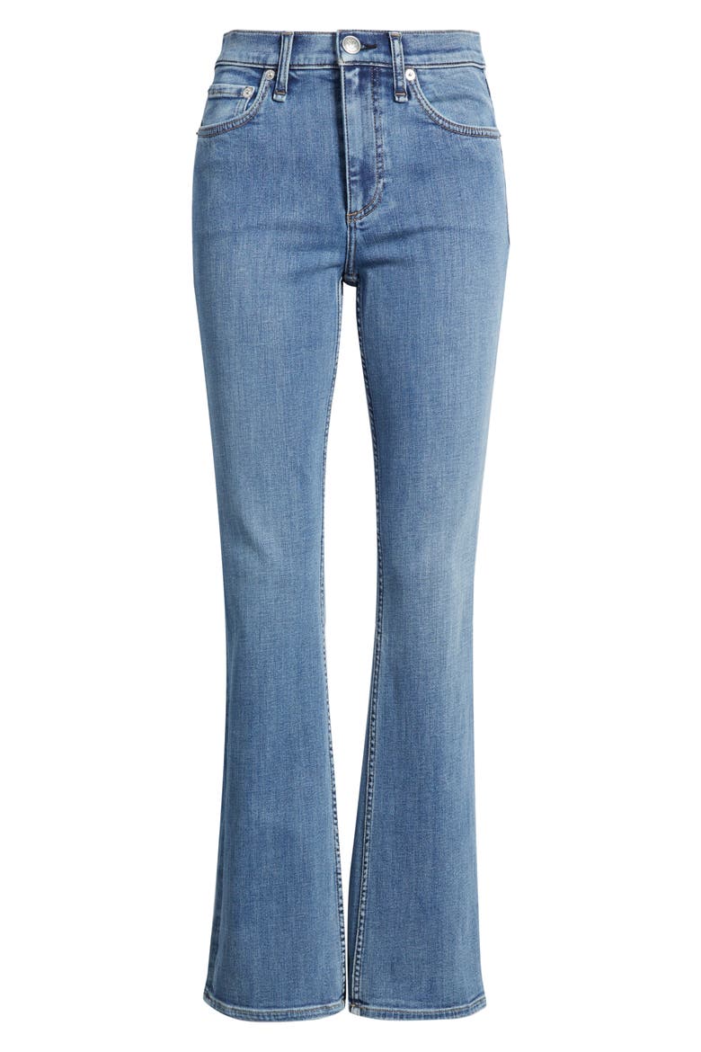 Flexi Peyton Mid Rise Full Length Bootcut Jeans, Alternate, color, ACCORD