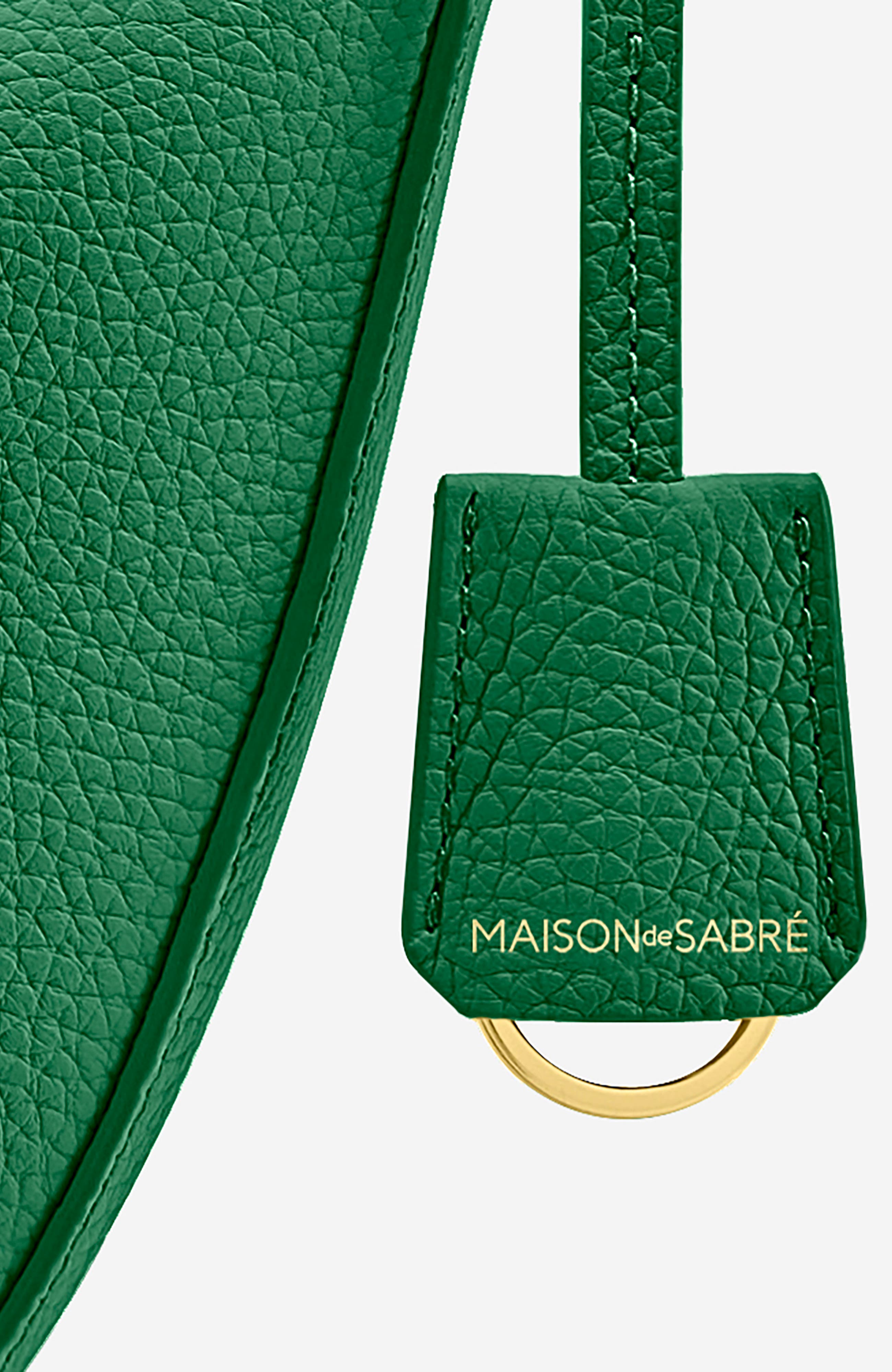 MAISON de SABRÉ Mini Leather Hobo Bag, Alternate, color, 